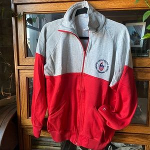 United States Olympic Track Jacket Champion Zip up